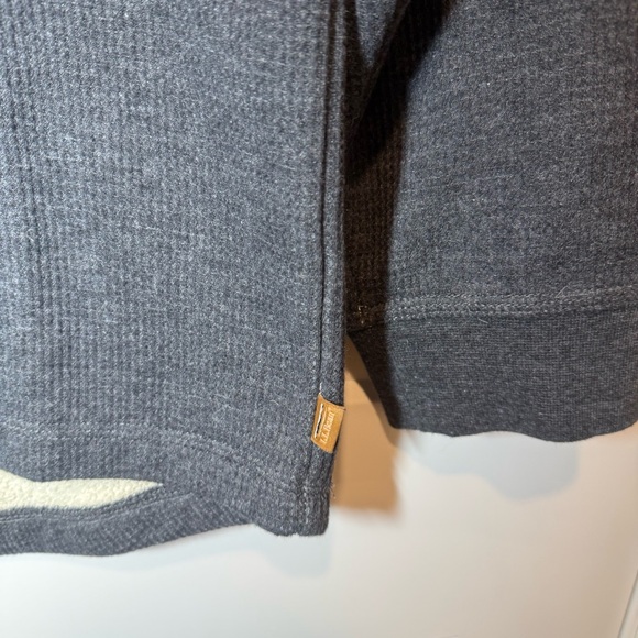LL Bean Katahdin Iron Works Waffle Fleece Henley. Casual, Outdoor, Workwear. LG - Picture 2 of 8